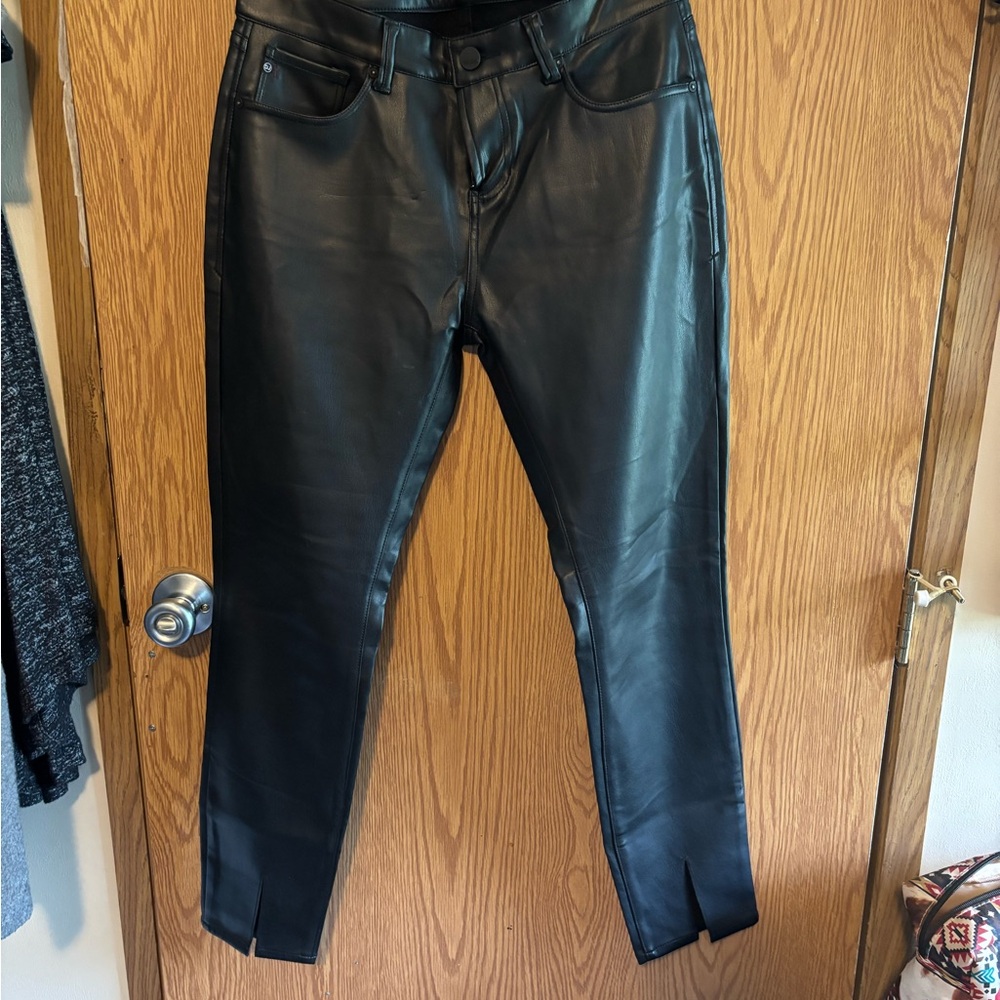 Black Leather Pants